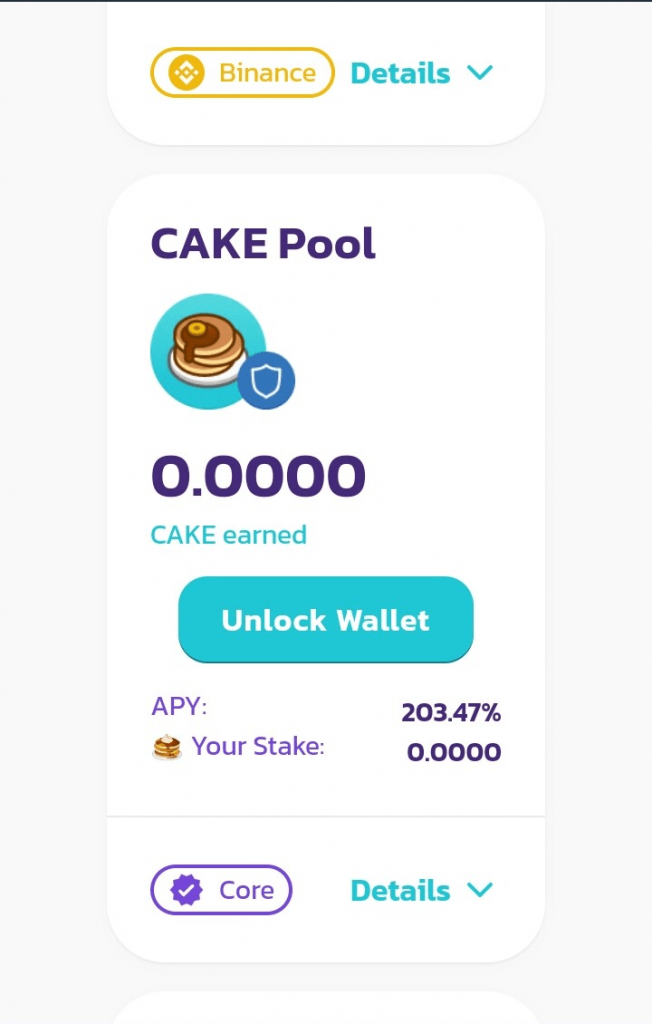 Sambungkan Trust Wallet kepada Pancakeswap