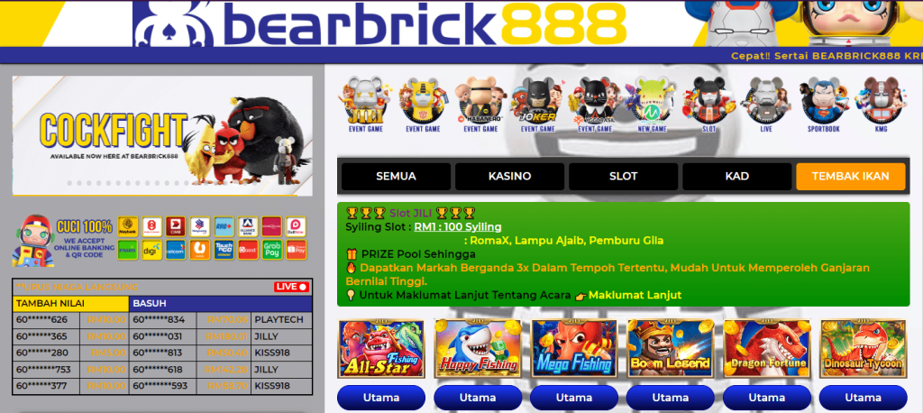 Pergi ke laman web Bearbrick888