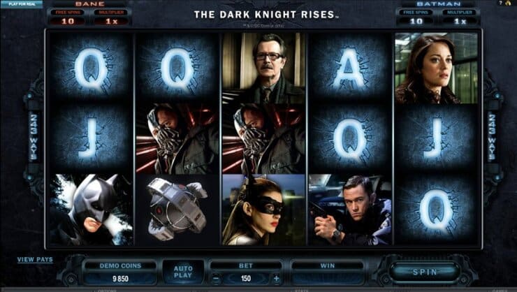 Dark Knight Rises Slot Game