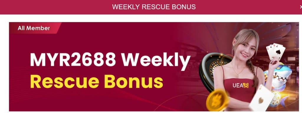 UEA8 Weekly Rescue Bonus