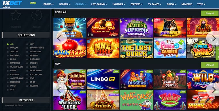 1xBet Casino Review
