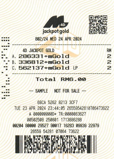 4D Jackpot Gold Malaysia