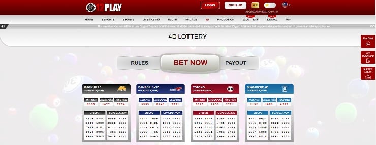 4D Lottery Malaysia - 12Play