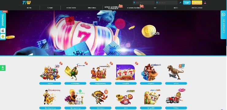 77Bet Malaysia Casino Homepage