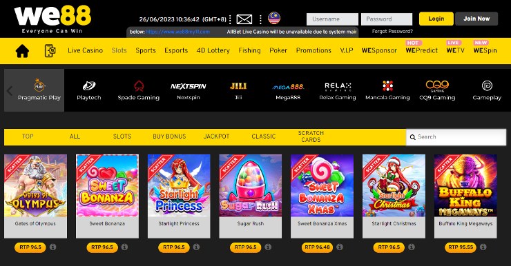 we88 online casino malaysia