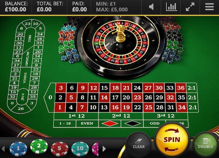 European Roulette Game Red Tiger
