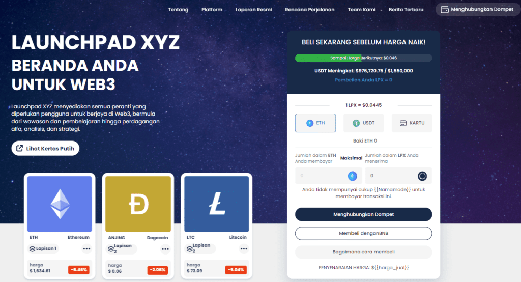 Launchpad xyz - Membuka Peluang Pelaburan dengan Kepercayaan dan Inovasi