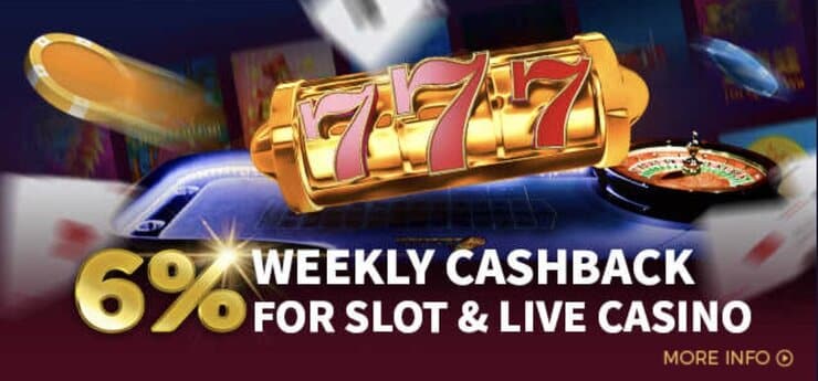 Uwin Slots Live Casino Cashback