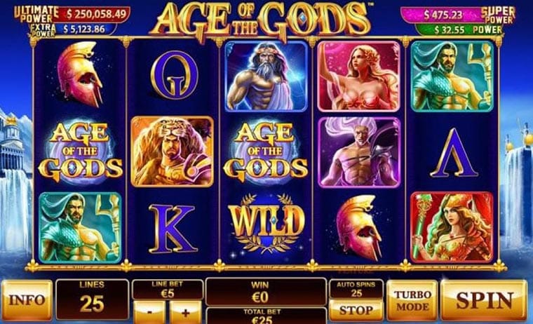 Age of Gods by Playtech