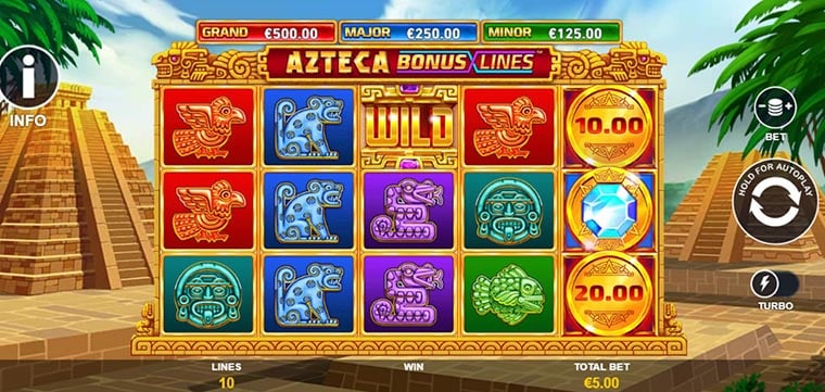 Playtech Slot: Azteca - Bonus Lines