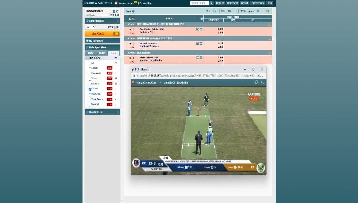 live cricket streaming