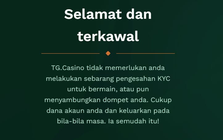 Pengalaman Pengguna TG.Casino