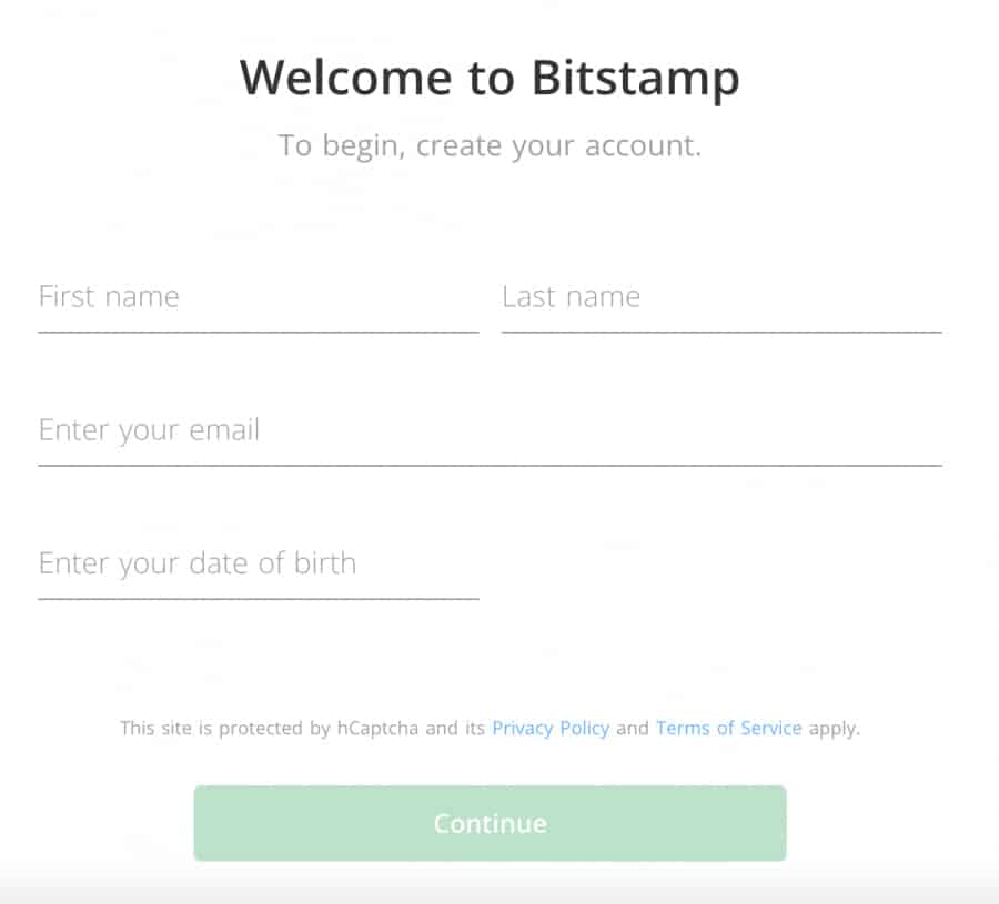 Buka Akaun Bitstamp