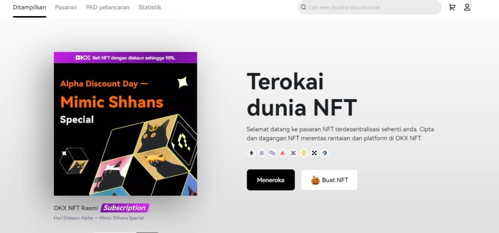 Beli NFT OKX