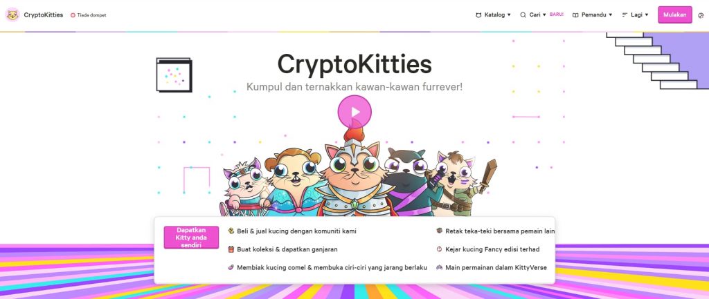 CryptoKities Bermain untuk mendapatkan