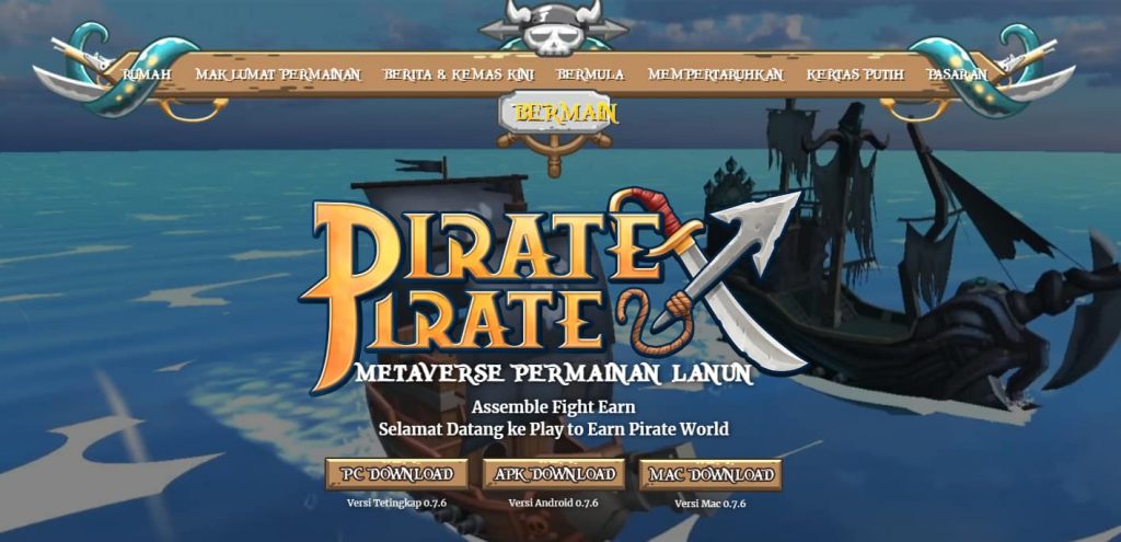 Pirate X Pirate Bermain untuk mendapatkan