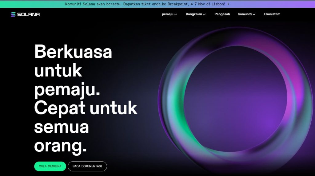 Solana Web 3.0 Crypto