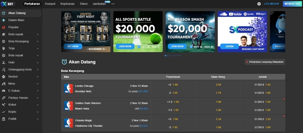 SX Bet Permainan Kripto Terbaik