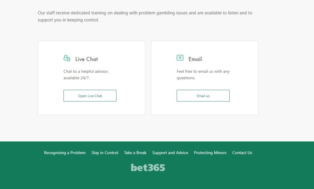Dukungan Pelanggan Bet365