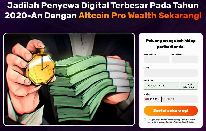 Kunjungi situs web Altcoin PRO Wealth