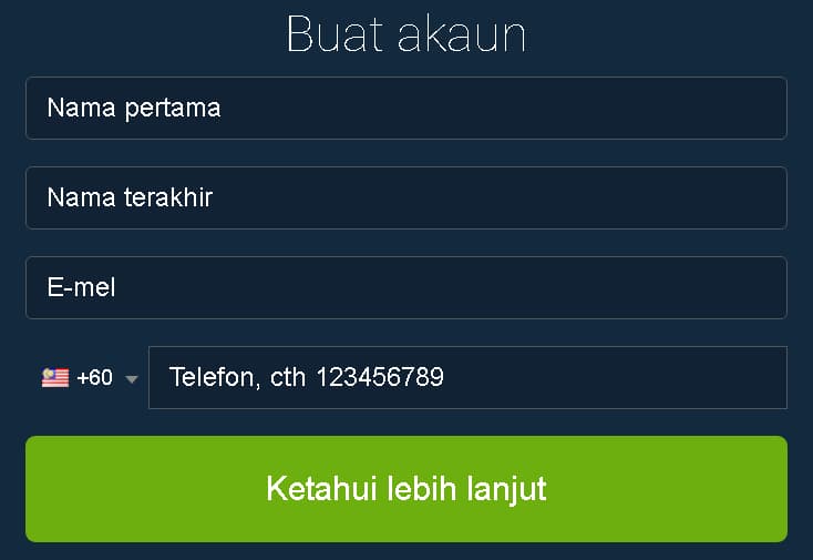 Pendaftaran Bitcoin Dynamit