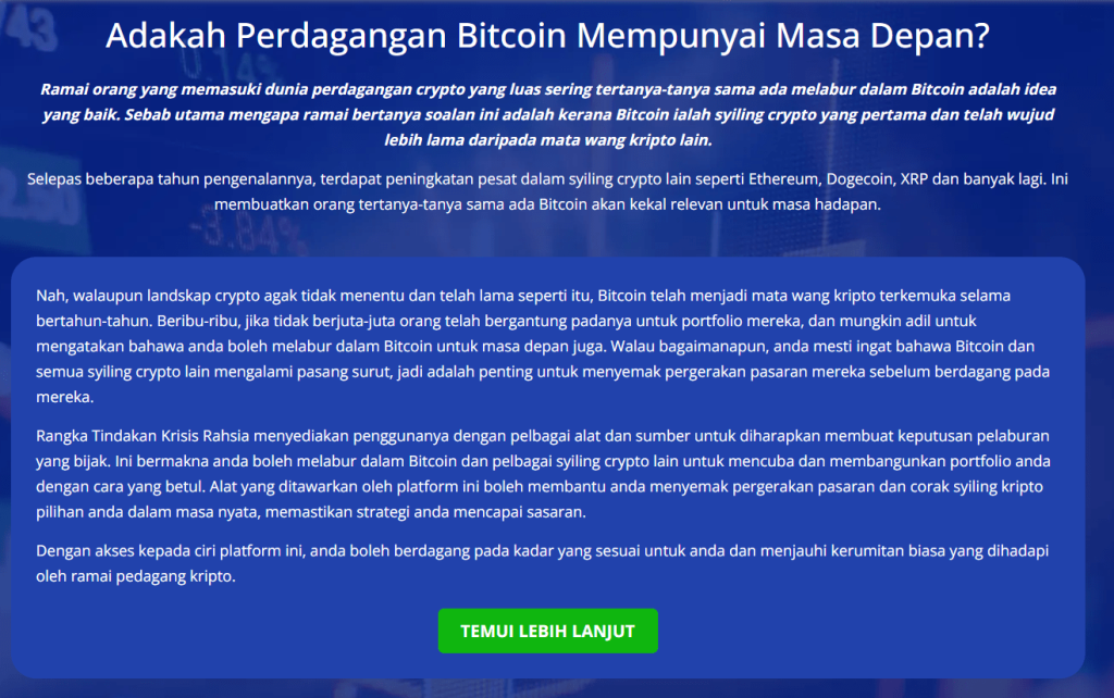 Adakah perdagangan Bitcoin mempunyai masa depan