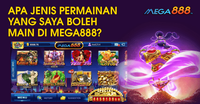 Mega888 Apakah permainan yang boleh anda mainkan di Mega888