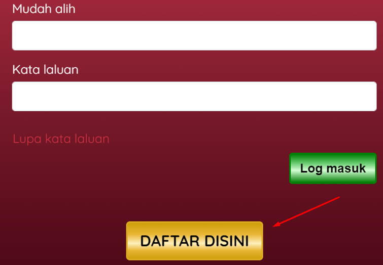 Buat akaun Skykasino