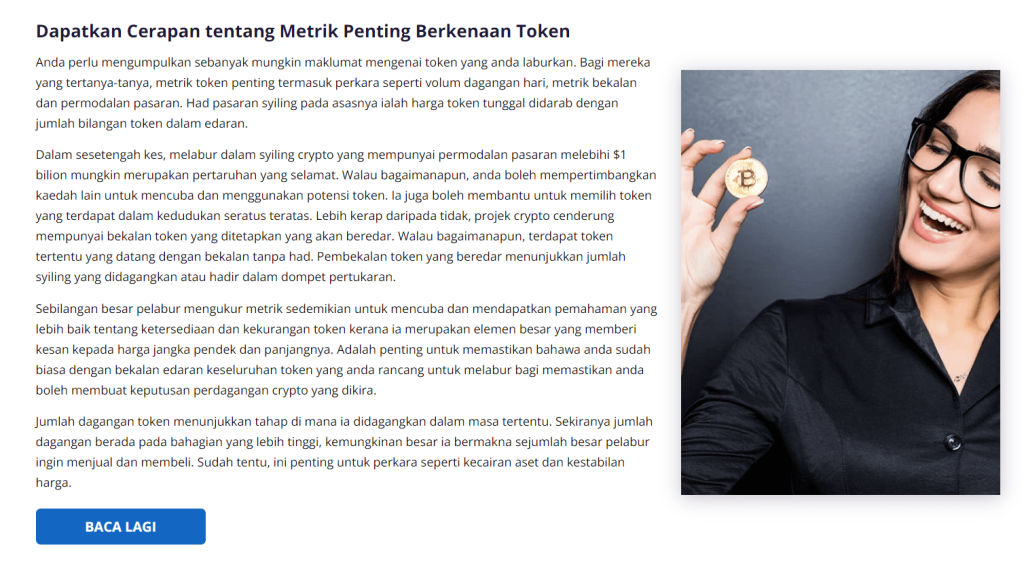 Dapatkan lebih banyak cerapan tentang token
