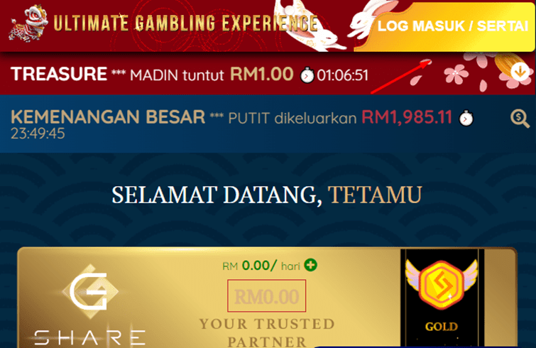Pergi ke laman web Skykasino