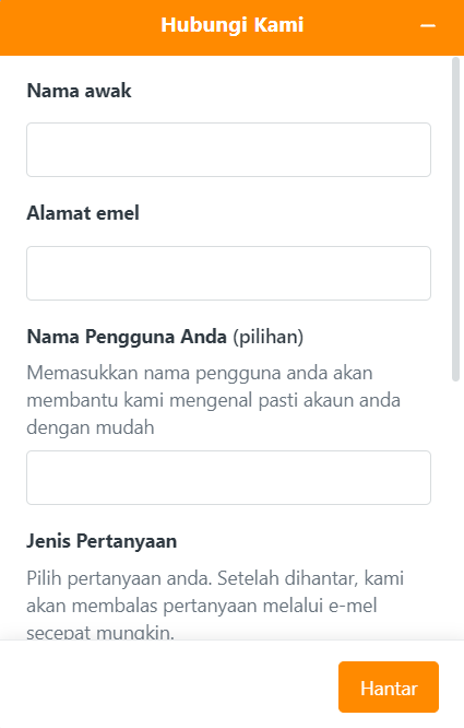 Sokongan pengguna