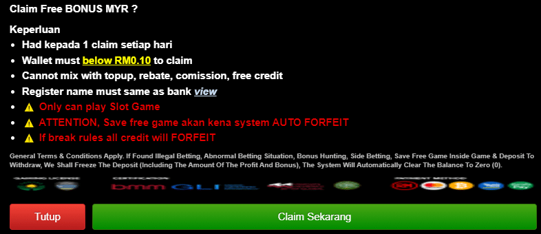 Syarat dan Ketentuan