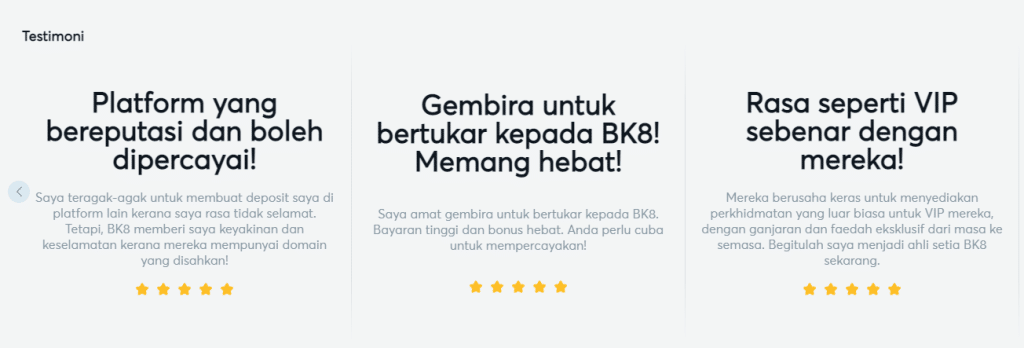 Ulasan pemain BK8 penipuan atau sah