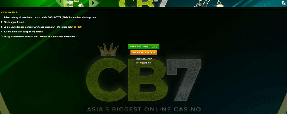Cara Memulakan dengan Cashbet77