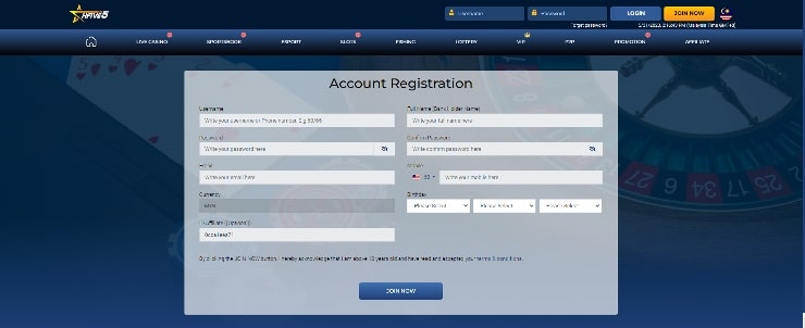 HFive5 Malaysia Sign Up