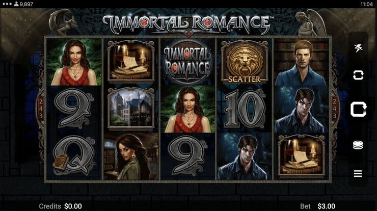 Immortal Romance Microgaming Slot