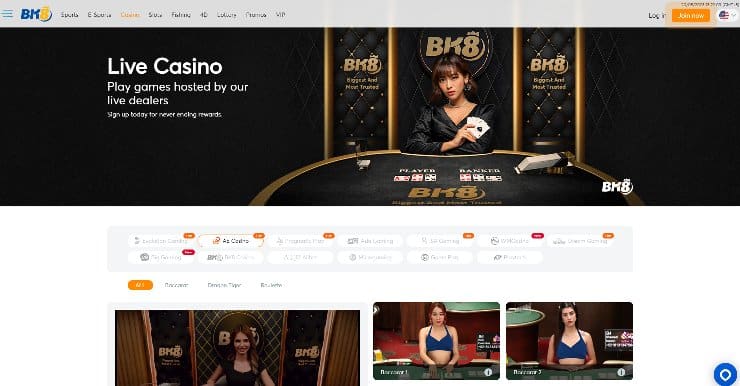 Sexy Baccarat in Malaysia - BK8