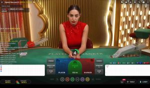 Punto Banco baccarat game