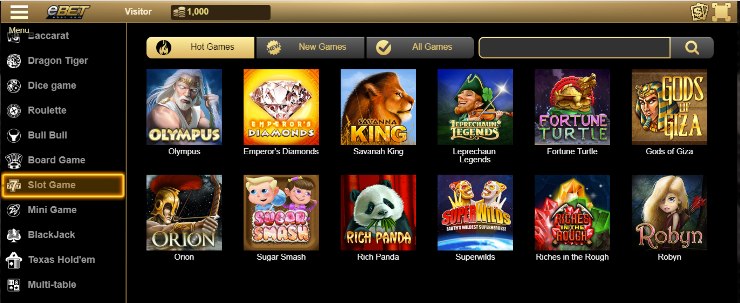eBet Casinos in Malaysia 2025 - Play eBet Live Casino Games