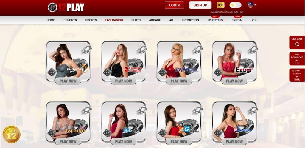 12Play Sic Bo online Malaysia