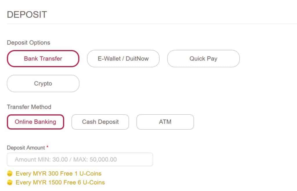Make a Deposit