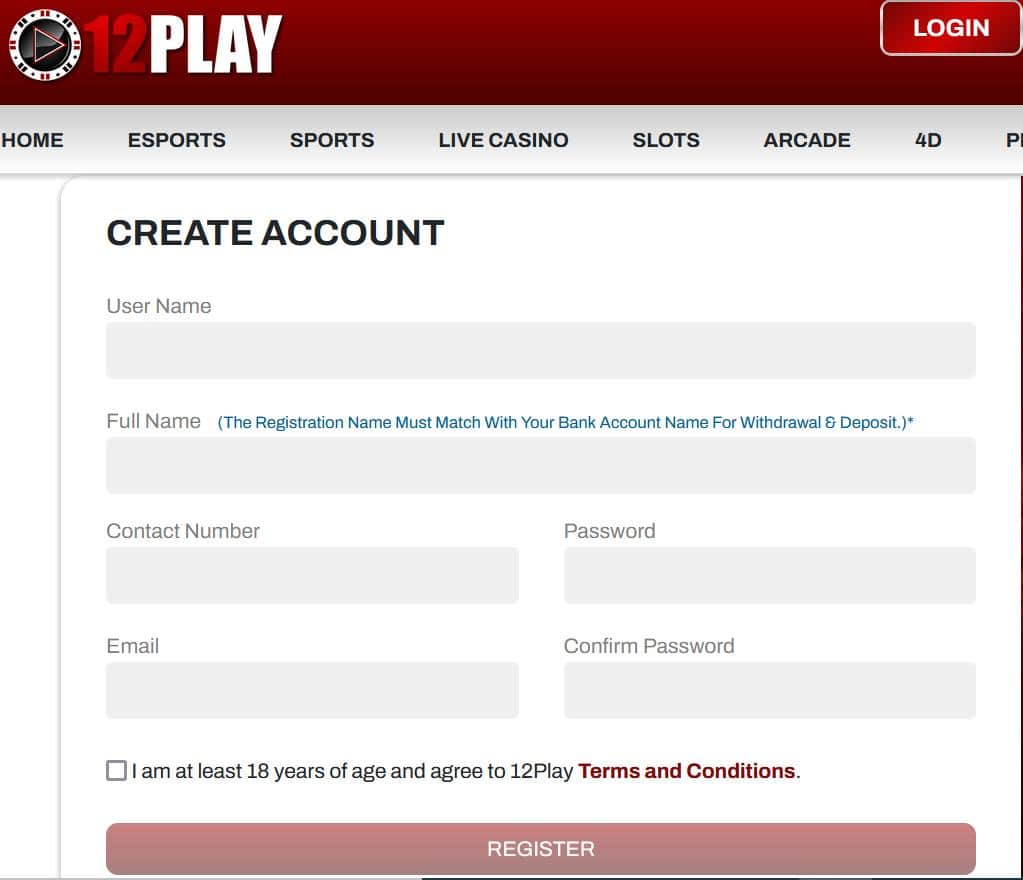 Register an Account