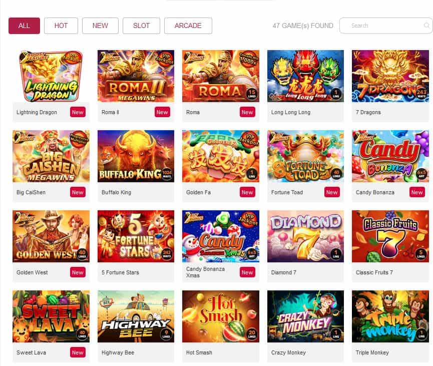 uea8 casino slots