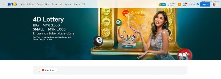 4D Lottery Malaysia - BK8