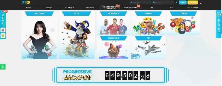 77Bet Malaysia Homepage