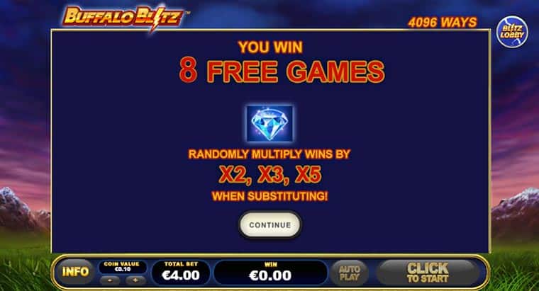 Buffalo Blitz Diamond Multiplier