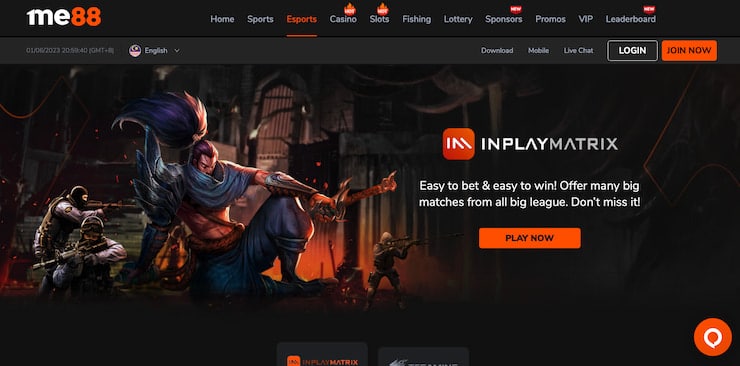 Me88 Betting on eSports