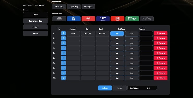 Play 4D Lotto MY