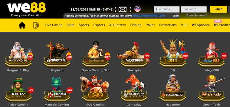 WE88 Malaysia Casino