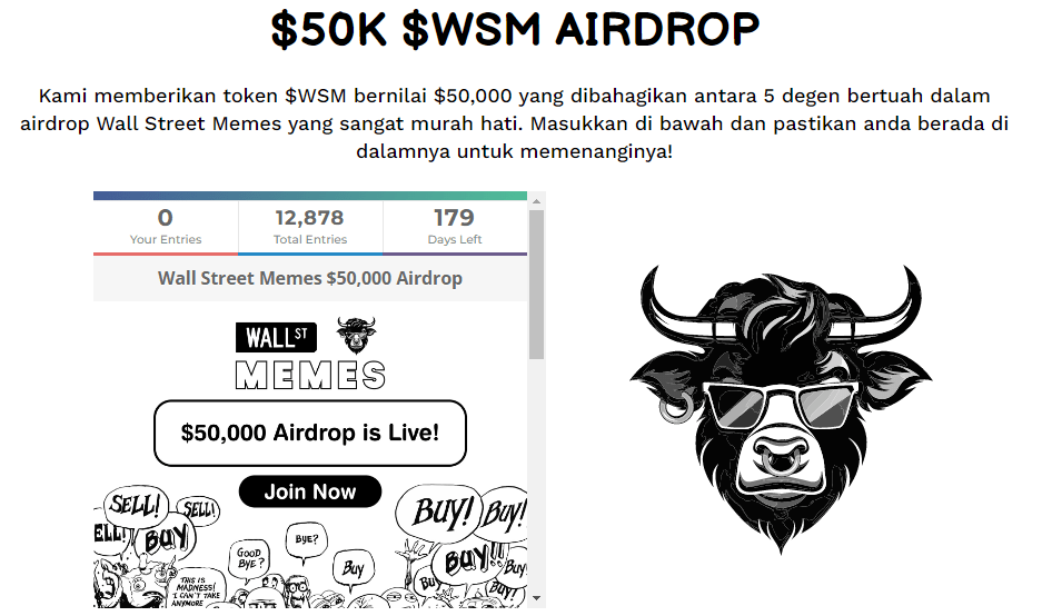 Wall Street Memes Airdrop